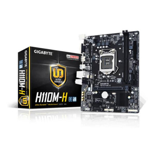 GIGABYTE GA-H110M-H LGA 1151 Intel H110 HDMI SATA 6Gb/s USB 3.0 Micro ATX Intel Motherboard